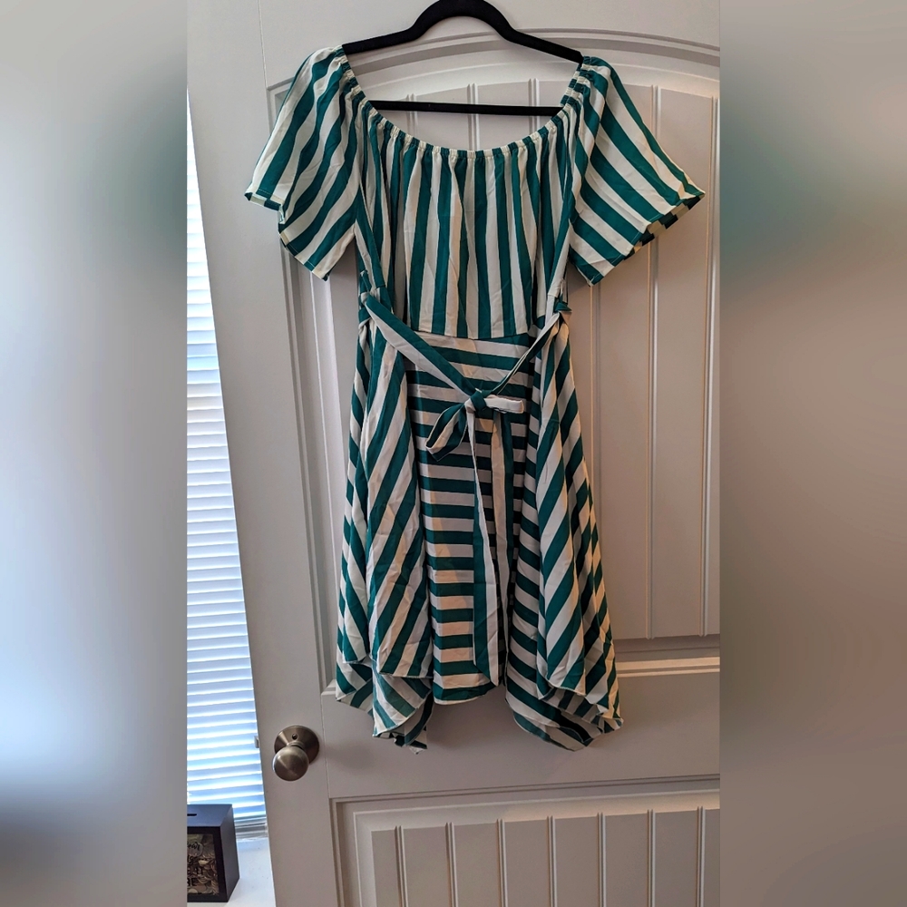 Off the shoulder dress